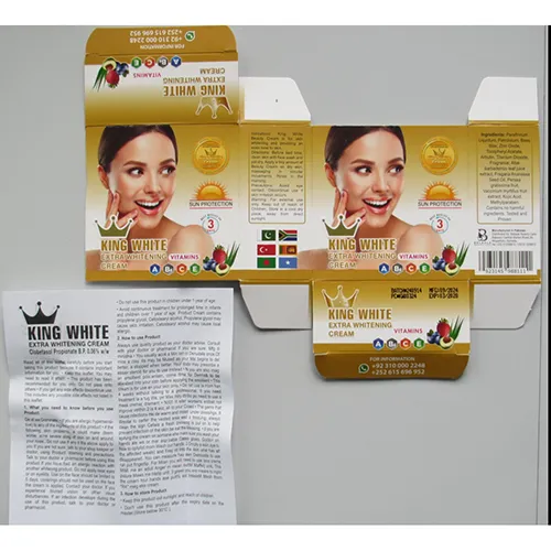 Produit éclaircissant pour la peau.