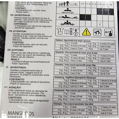 SOLMAR - Brassards gonflables