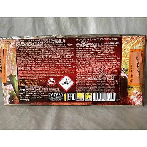 JORGE Fireworks - Feux d'artifice