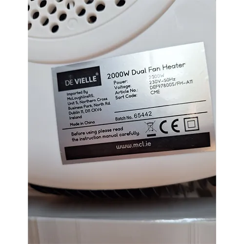 Devielle - Ventilateur chauffant