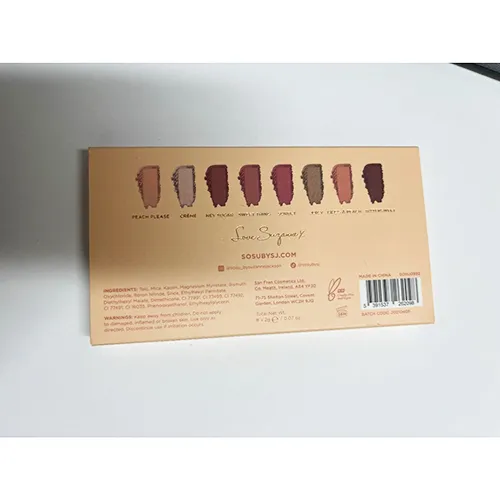 SOSU Cosmetics - Palette d'ombres à paupières