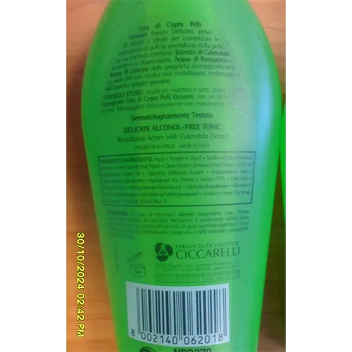 CERA DI CUPRA - Tonique pour le visage