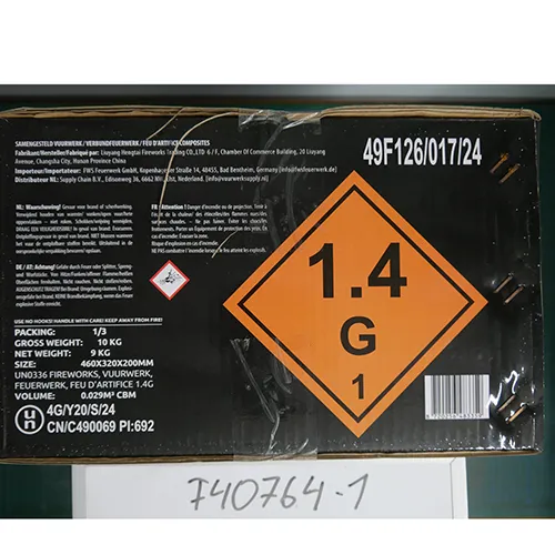 Supply Chain B.V. - Feux d'artifice