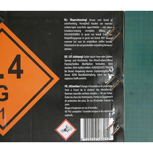 Supply Chain B.V. - Feux d'artifice