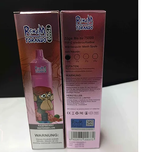 RENdM TORANDO - Cigarette électronique jetable