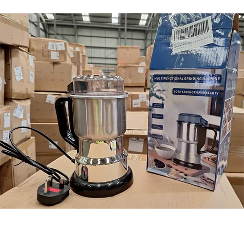 Une machine de broyage multifonctionnelle pour les légumineuses, les haricots et les légumineuses avec prise murale attachée.