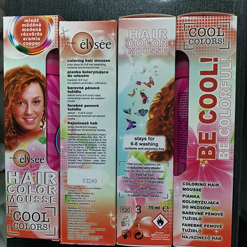 Wats élysée - Mousse de coloration capillaire
