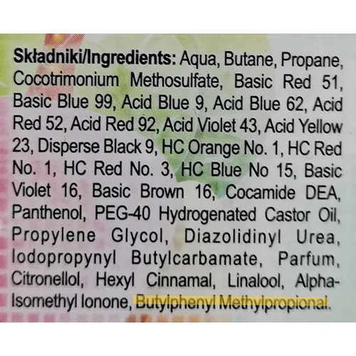 Wats élysée - Mousse de coloration capillaire