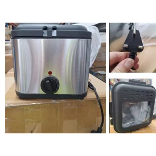 Une friteuse multifonctionnelle avec prise murale attachée. Identifiants du produit: M010000000005929975, B0400000001284950885.