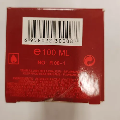 Eau de toilette, 100 ml.