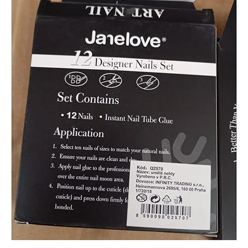 Janelove® - Ensemble de faux ongles