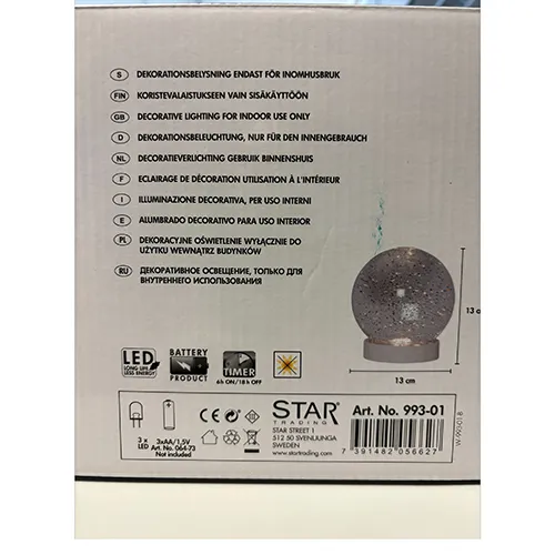 Star Trading - Éclairage du globe de neige