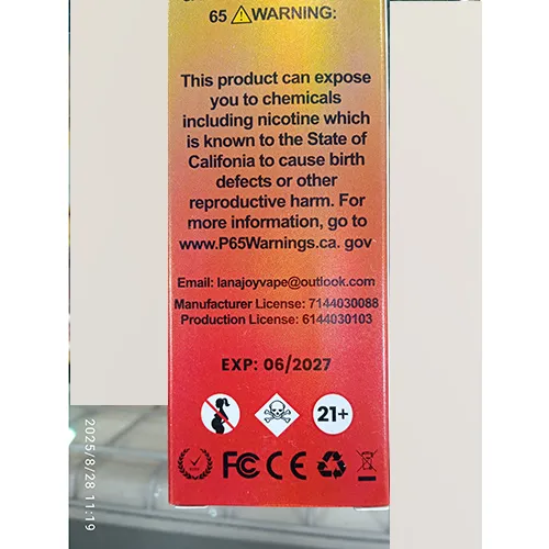 TORNADO - Cigarette électronique jetable