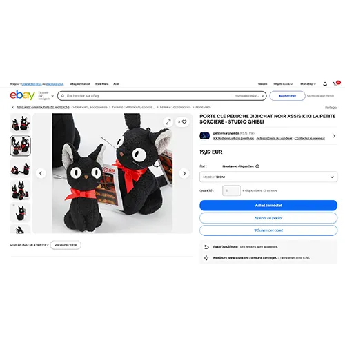 STUDIO GHIBLI - Porte-clés avec jouet doux