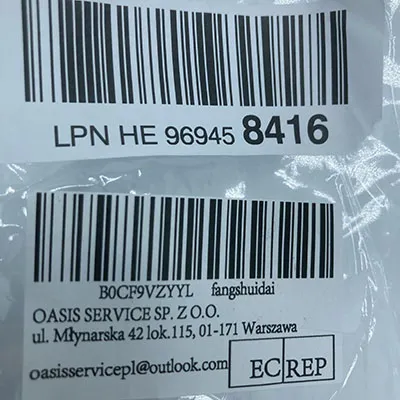 Ensemble de deux sacs étanches pour téléphones mobiles en plastique transparent. Produit vendu en ligne, notamment via Amazon (ASIN: B0CF9VZYYL).