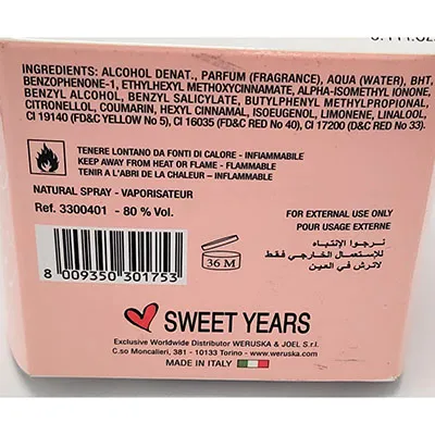 Sweet Years - Parfum