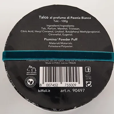 EMANUELA BIFFOLI - Poudre de talc