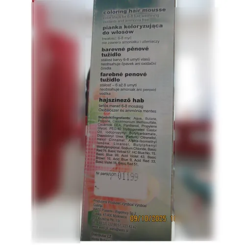 Élysée - Mousse de couleur capillaire