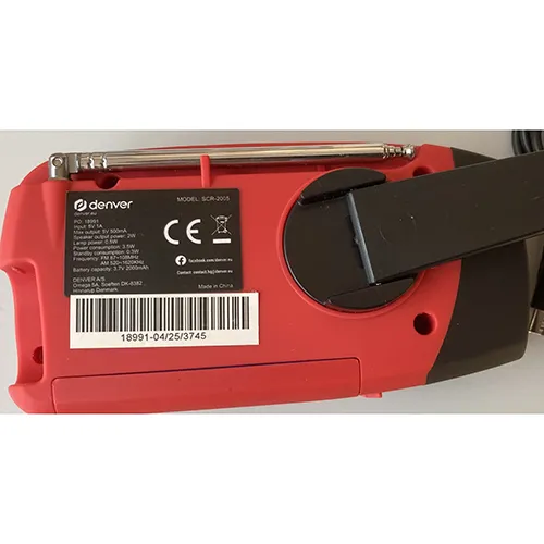 Denver - Radio à cellules solaires