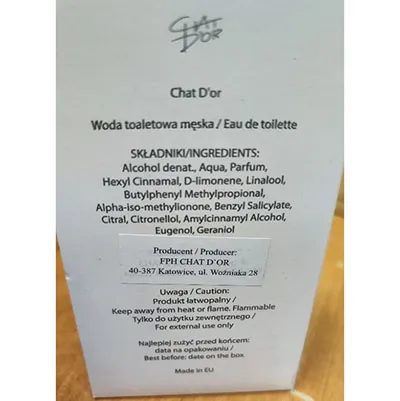 CHAT D´OR - Eau de toilette