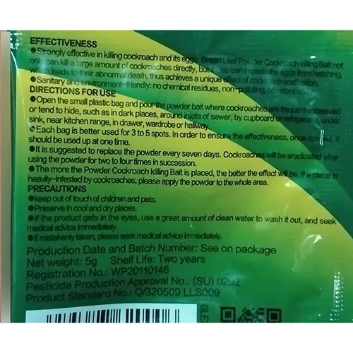 Green leaf - Appâts à cafards