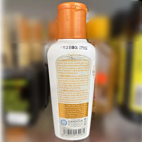 Mega white - Huile éclaircissante pour la peau