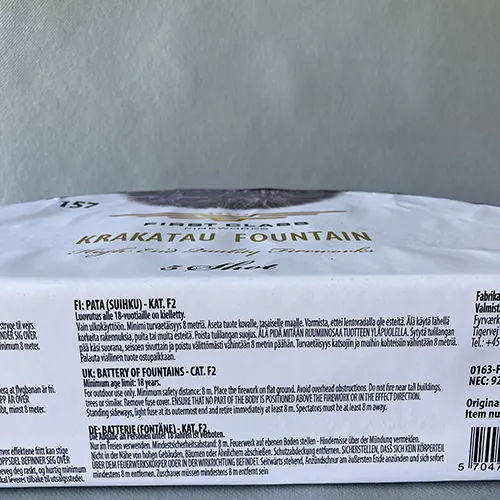 First class fireworks - Feux d'artifice