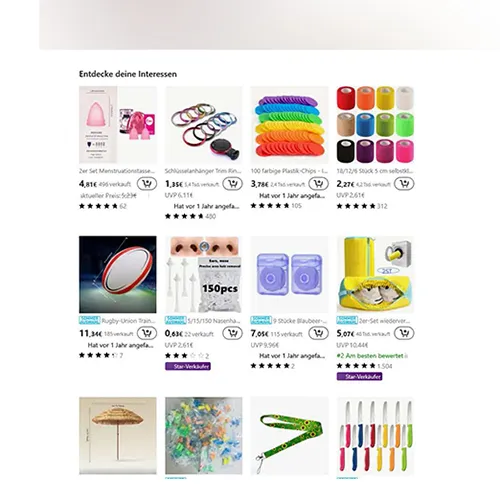 Coupe menstruelle en silicone blanc translucide. Produit vendu en ligne, notamment via Temu (identifiant unique du produit: 601100165351839).