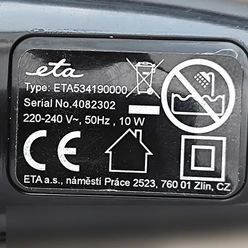 ETA - Tondeuse à cheveux