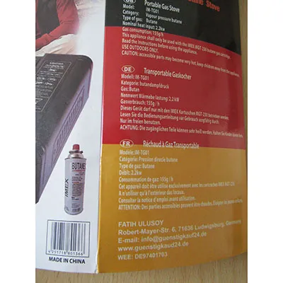 IMEX - Poêle à gaz portable