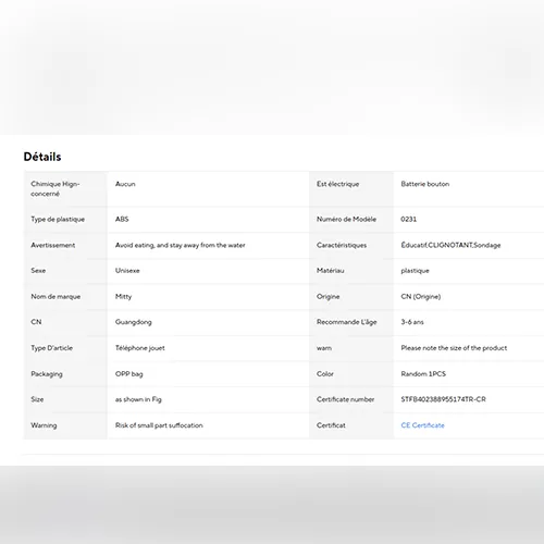Mitty - Téléphone jouet