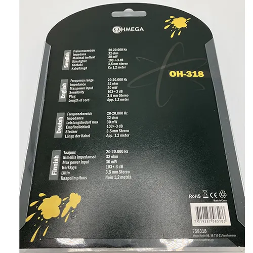Ohmega - Écouteurs