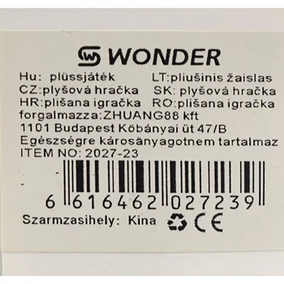 WONDER - Jouet souple