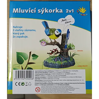 Kids World - Jouet d'oiseau parlant