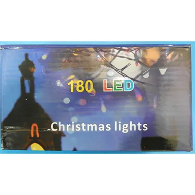 Chaîne d'éclairage décorative en forme de corde avec une unité clignotante à 8 fonctions. Données techniques: 220-240 V, 50Hz 60Hz, 11 W, Classe 0.