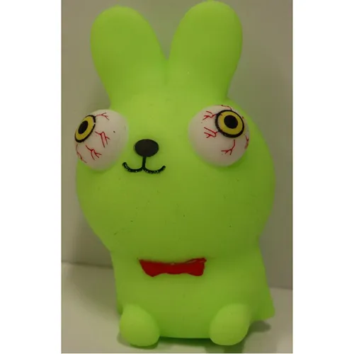 Jouet velouté en forme de lapin.