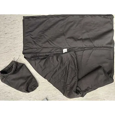 Une écharpe pour bébé. Produit vendu en ligne, notamment via AliExpress (identifiants uniques 1005005982823812 à 12000035171237961)