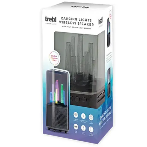 Haut-parleur sans fil avec lumières. Produit vendu en ligne, notamment via eurogiant.ie.