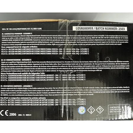 Supply Chain B.V. - Feux d'artifice
