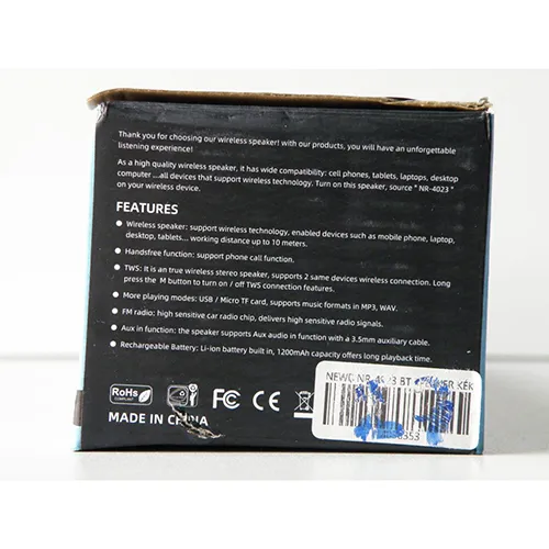 NewRixing - Haut-parleur sans fil