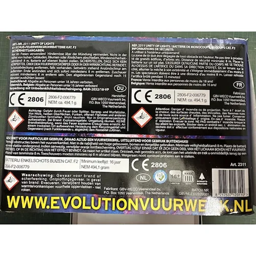 GBV-Weco Vuurwerk B.V. - Feux d'artifice