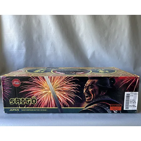 Feux d'artifice composés de 139 coups de feu.
