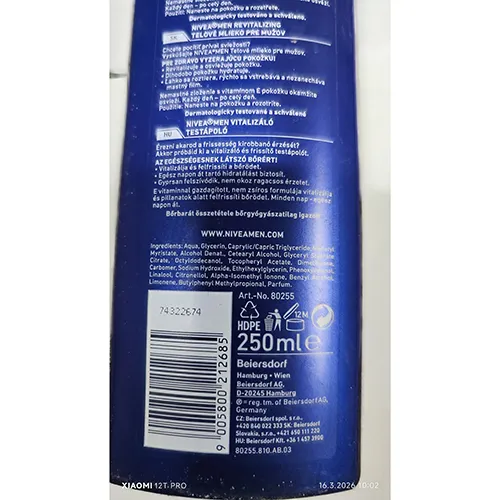 Nivea - Lait corporel