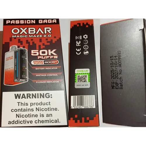 OXBAR - Cigarette électronique jetable