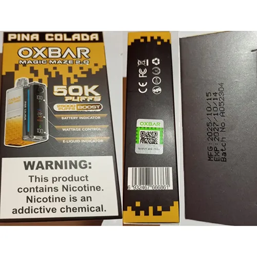 OXBAR - Cigarette électronique jetable