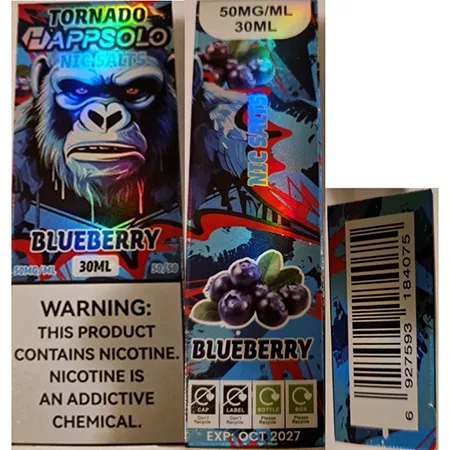 TORNADO HAPPSOLO, NIC SALTS - Cartouche de cigarette électronique