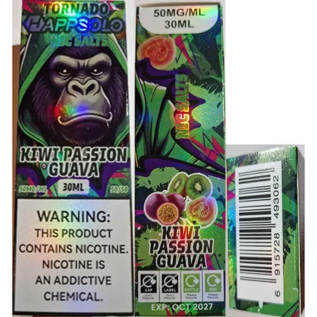 TORNADO HAPPSOLO, NIC SALTS - Cartouche de cigarette électronique