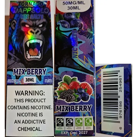 TORNADO HAPPSOLO, NIC SALTS - Cartouche de cigarette électronique