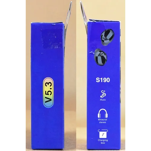 Écouteurs sans fil noirs avec câble de charge.