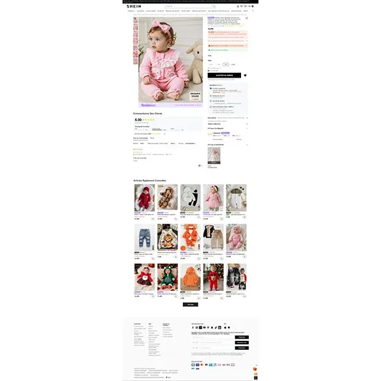 Shein - Combinaison pour enfants